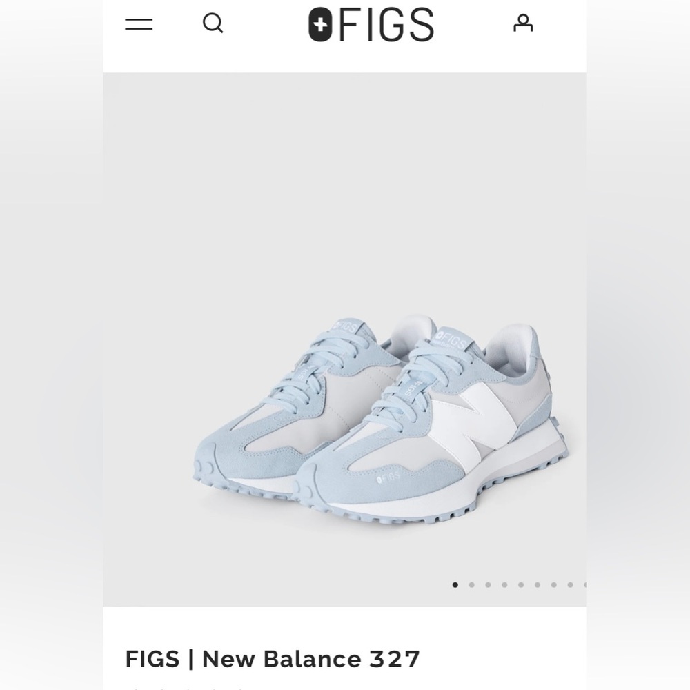 FIGS NWT 327 New balance Dusty blue